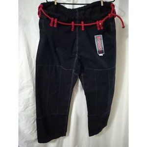 Gameness Fightwear Mens Size F4 Black Red Bulldog Graphic Cotton Martial Arts
